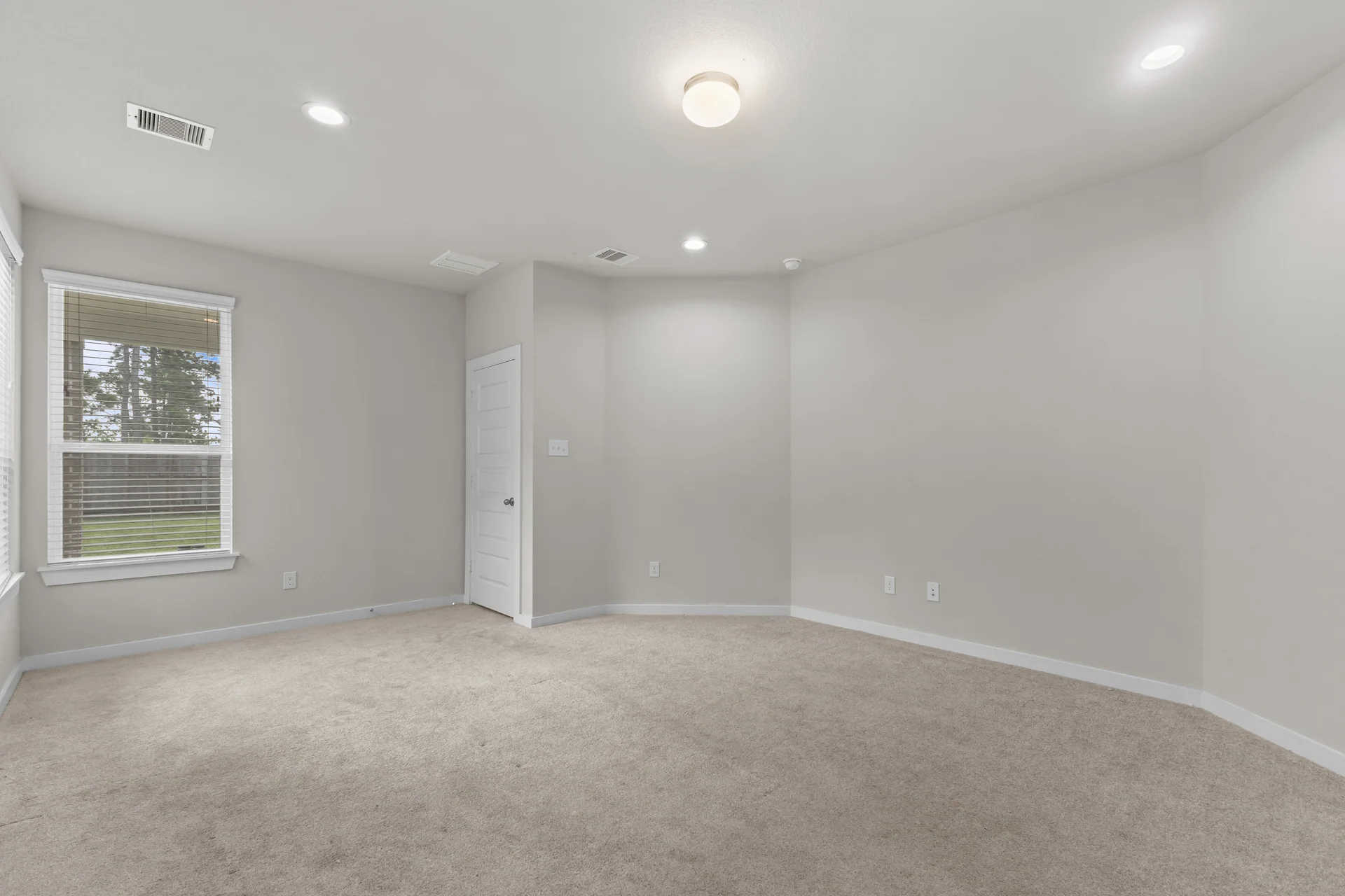 Neutral residential bedroom