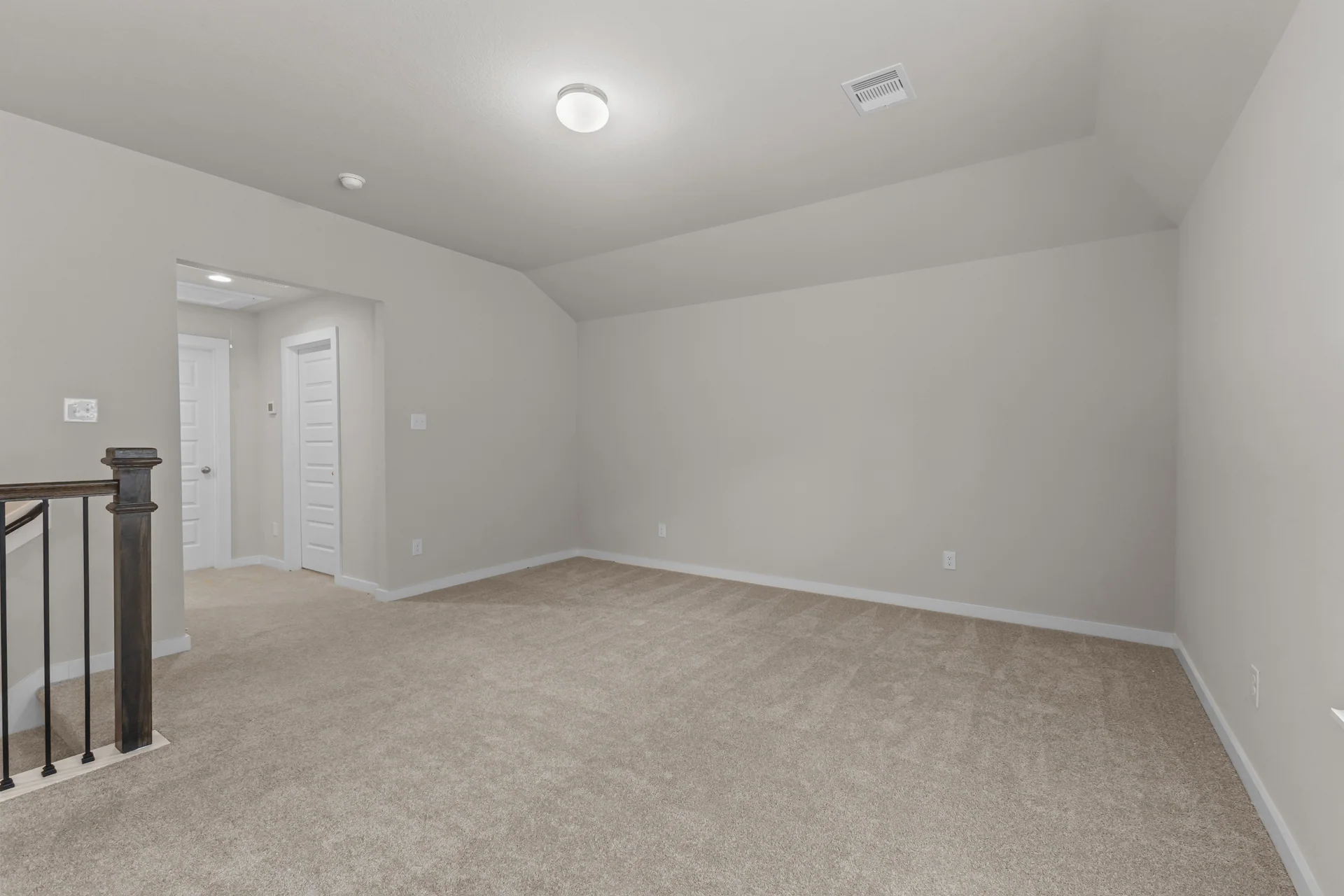 Open flex room ready for multiple uses